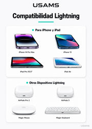 Cable USB Tipo C a Lightning 30W 1 Metro SJ712 3