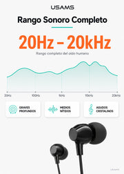 Audifonos Manos Libres Jack 3.5 Mm Aux + Micrófono EP47 7