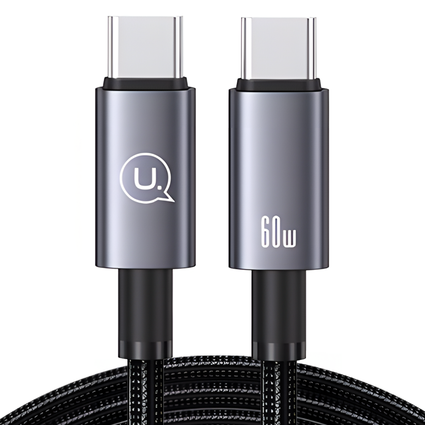 Cable USB-C a Tipo C 60W Trenzado Corto 25cm SJ678