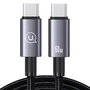 Cable USB-C a Tipo C 60W Trenzado Corto 25cm SJ678
