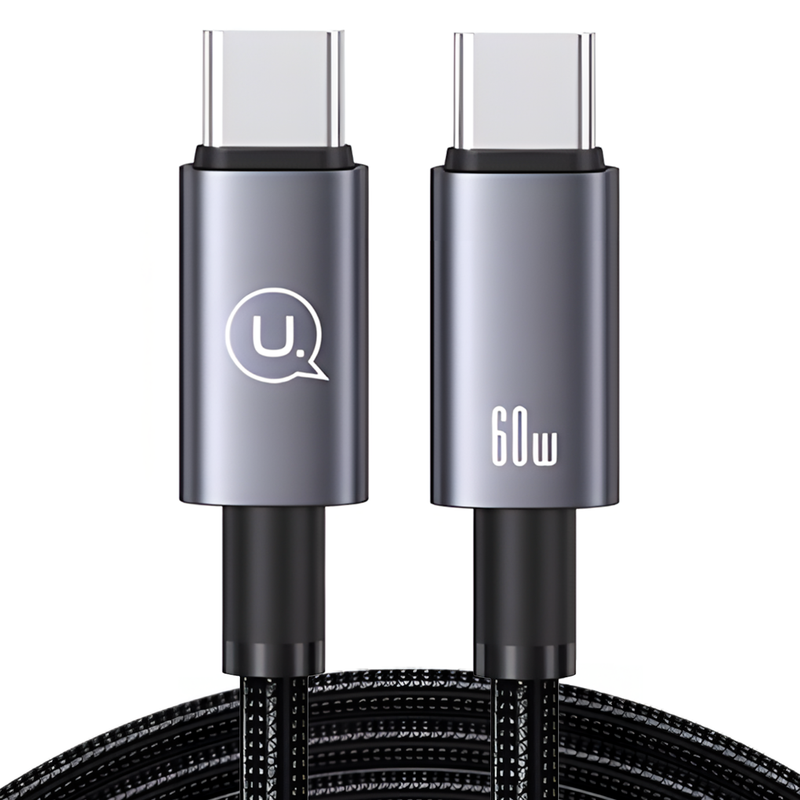 Cable USB-C a Tipo C 60W Trenzado Corto 25cm SJ678
