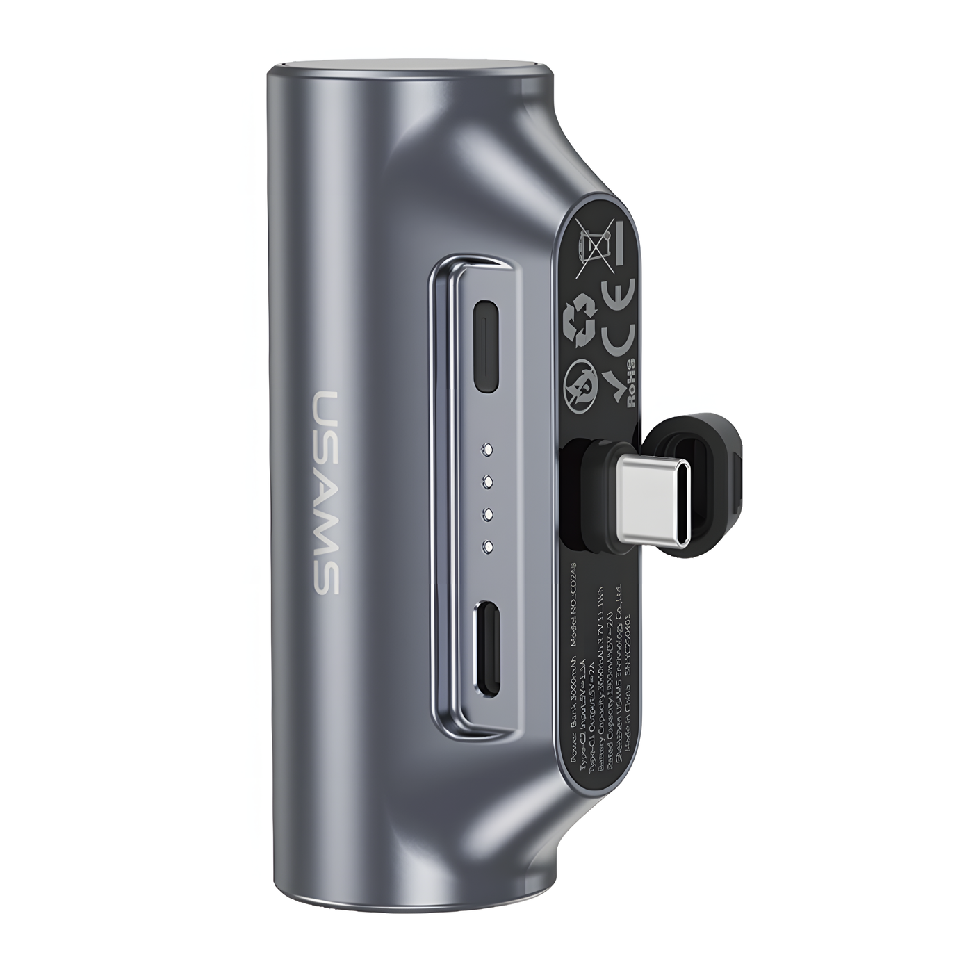 Batería Externa Cargador Portátil Power Bank 3000 mAh Tipo C Usams CD248