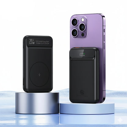 Batería Externa Power Bank 10000mAh 20W Magnetica Para MagSafe CD214 + Cable de Regalo