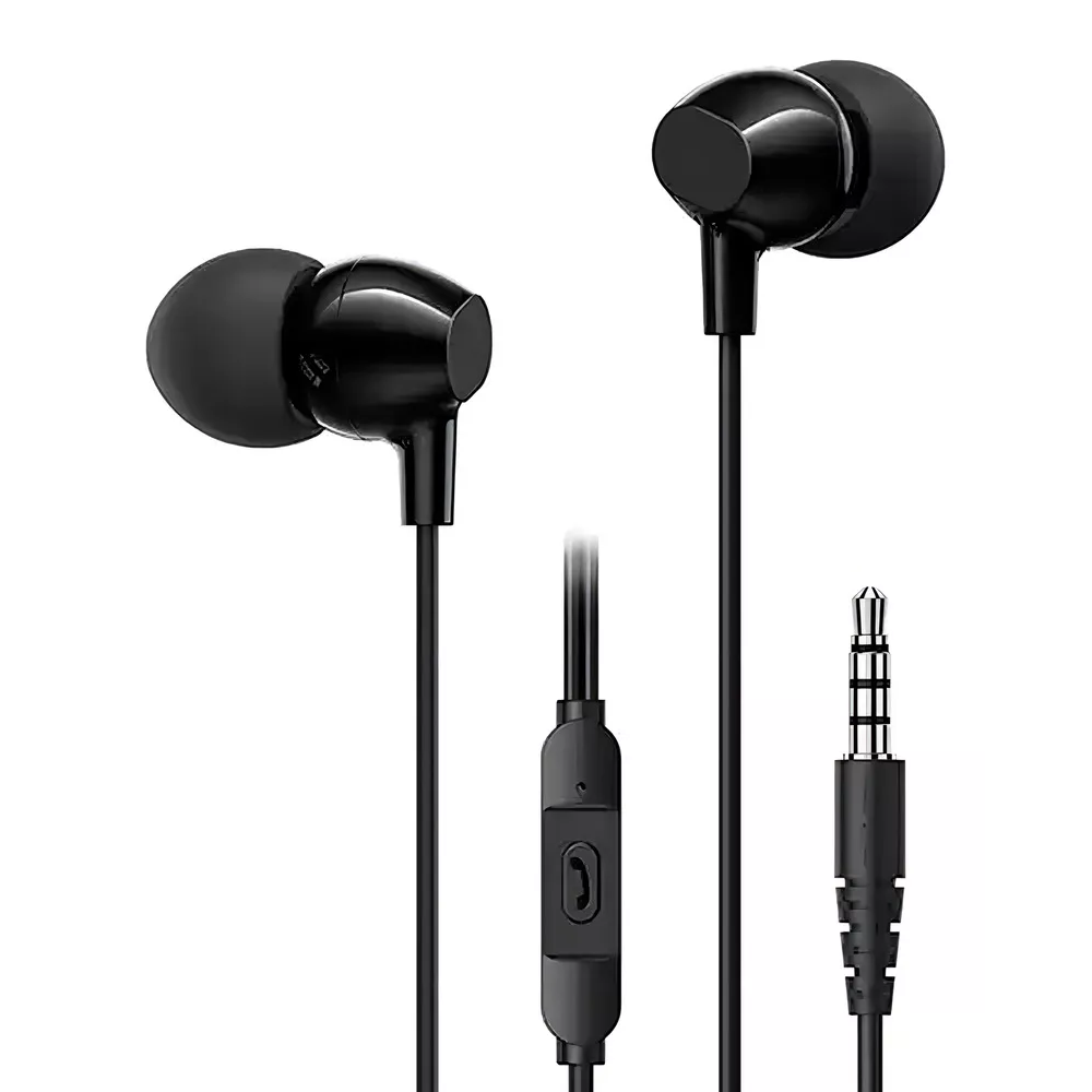 Audifonos Manos Libres Jack 3.5 Mm Aux + Micrófono EP47 2
