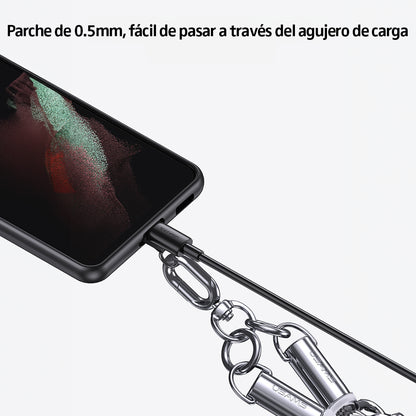 Cable Colgante 2 En 1 Para iPhone A USB C SJ746 1,2 Metros 30W