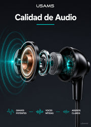 Audifonos Manos Libres Jack 3.5 Mm Aux + Micrófono EP47 9