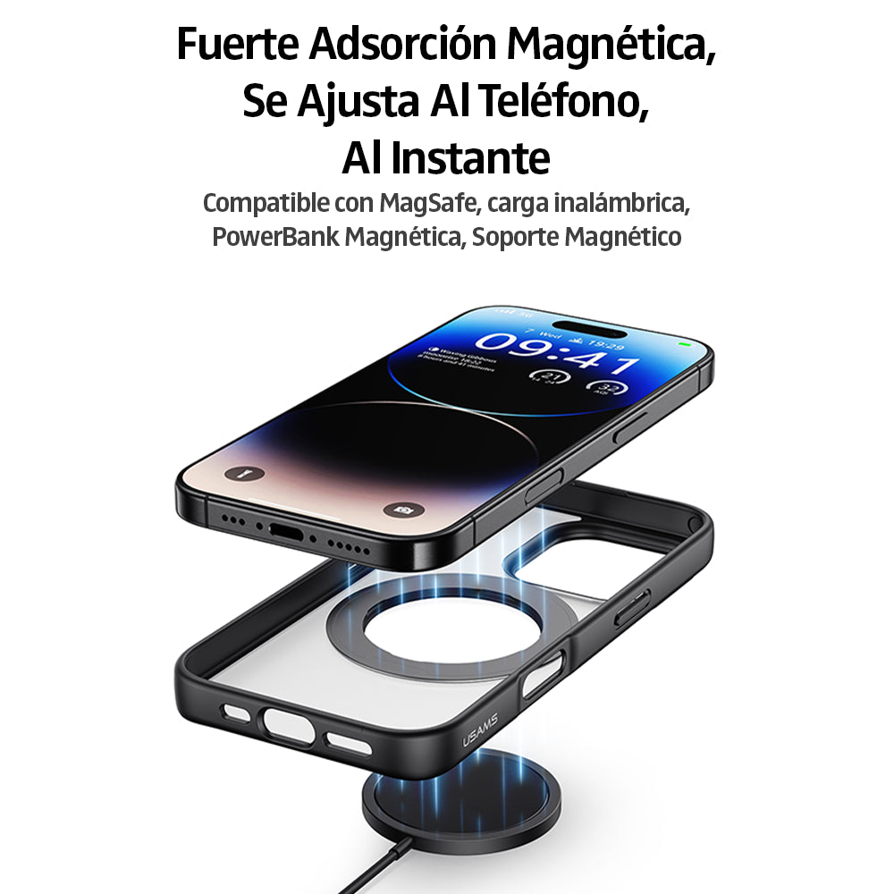 Carcasa Funda Para iPhone 16 Magsafe Con Soporte BH893