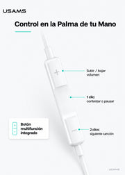 Audífonos Manos Libres Para Lightning In Ear + Microfono EP41 Max 3