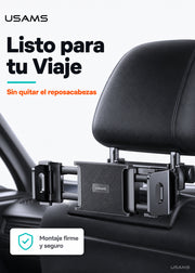 Soporte Para Celular Tablet Consola Para Auto Asiento Trasero ZJ068 10