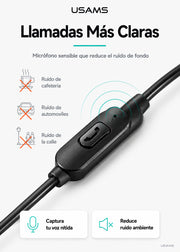Audifonos Manos Libres Jack 3.5 Mm Aux + Micrófono EP47 4
