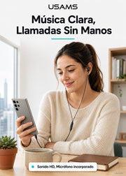 Audifonos Manos Libres Jack 3.5 Mm Aux + Micrófono EP47 11