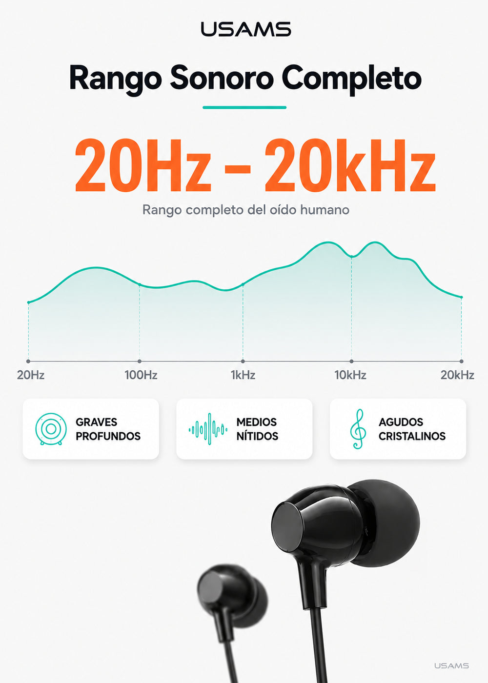 Audifonos Manos Libres Jack 3.5 Mm Aux + Micrófono EP47 7