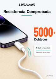 Cable USB Tipo C a Lightning 30W 1 Metro SJ712 10